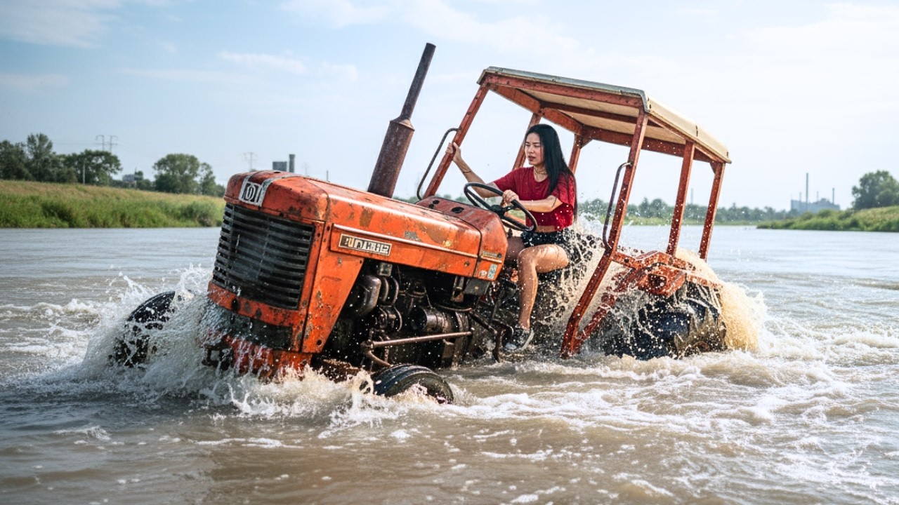 CEO Girl Found This Kubota MU4501 in a RIVER - Her Skills Are SHOCKING!