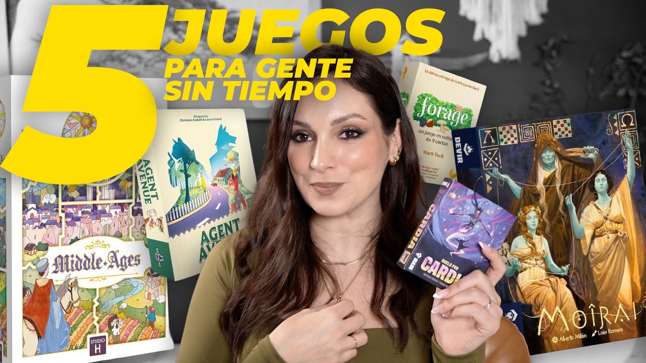 5 juegos para gente sin tiempo | Juegos de mesa para gente ocupada