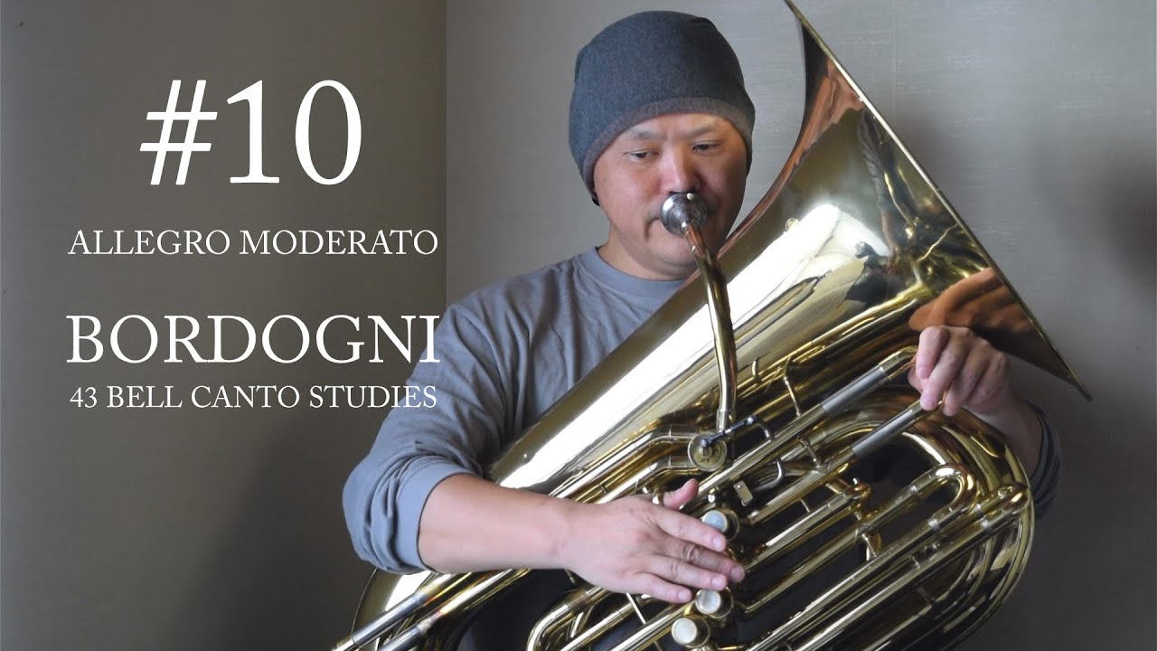 No.10: M.Bordogni 43 Bel Canto Studies -Tuba