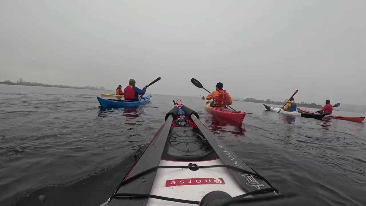 Kayaking through the mists of the Veerse Meer