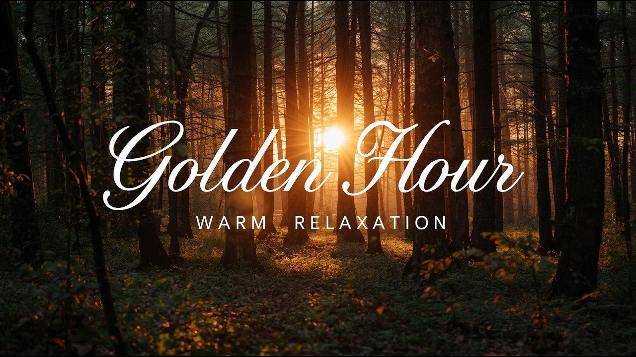 Golden Hour Forest ☀️ Warm Relaxing Music | Forest Mood Series (2 Hours)
