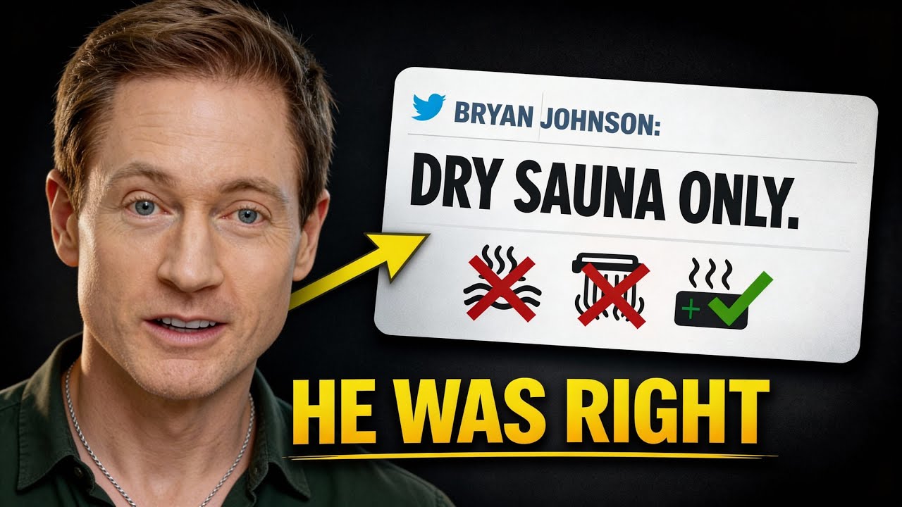 Dry Sauna vs Steam vs Infrared: Bryan Johnson Settles It