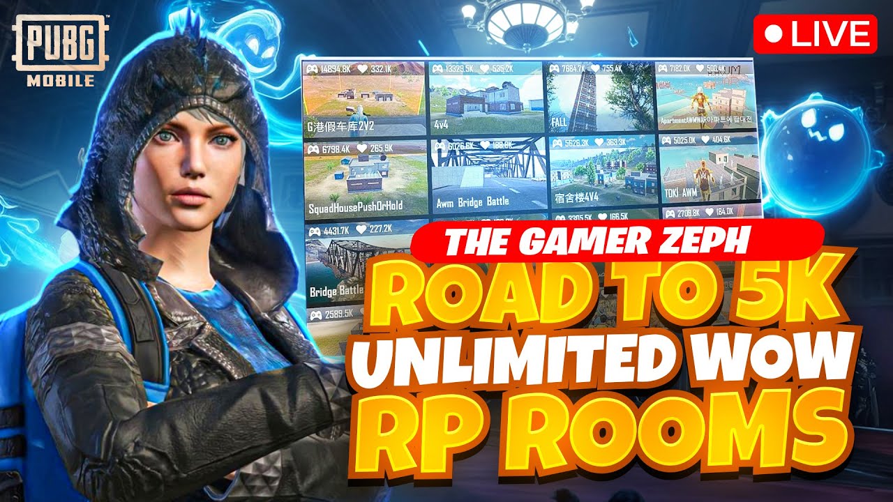 UNLIMITED WOW CUSTOM ROOM LIVE  #pubgmnextstarprogram  #PUBGMOBILE  #pubgmwow #customroomlive