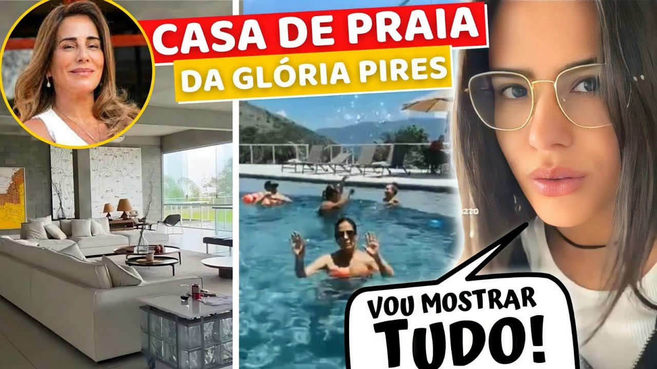 TOUR PELA MANSÃO DE PRAIA DA GLÓRIA PIRES QUE VIRALIZOU