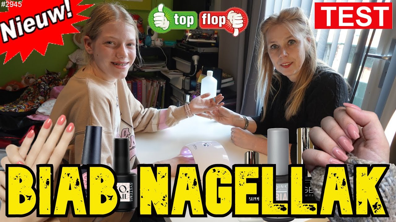 BIAB NAGELLAK opbrengen. EEN SOORT GEL NAGELS. Wordt het TOP of FLOP? Gekocht op De Bazaar #2945
