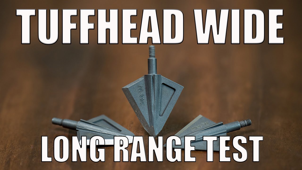 The ALL NEW Tuffhead Wide Broadhead (Long Range Test)