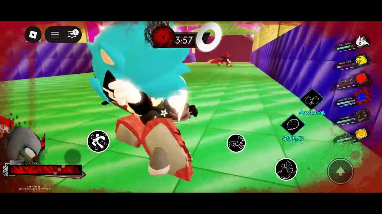 Jugando outcome#roblox#outcome# soy el mejor knuckles 