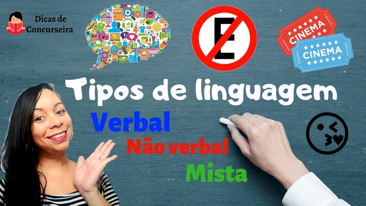TIPOS DE LINGUAGEM | Linguagem verbal, não verbal e mista - Dicas de Concurseira