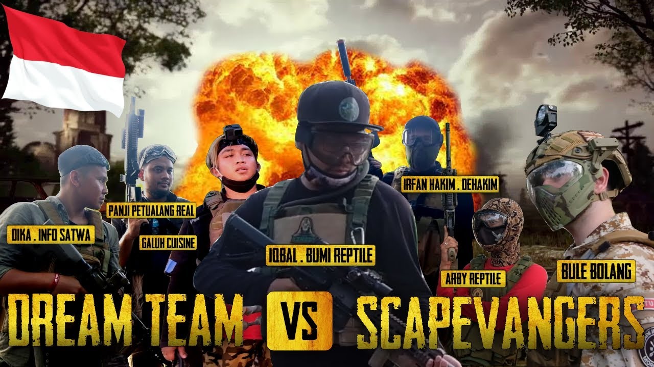 PERANG KEMERDEKAAN 🇮🇩 DREAM TEAM VS SCAPEVENGERS | PUBG VERSION