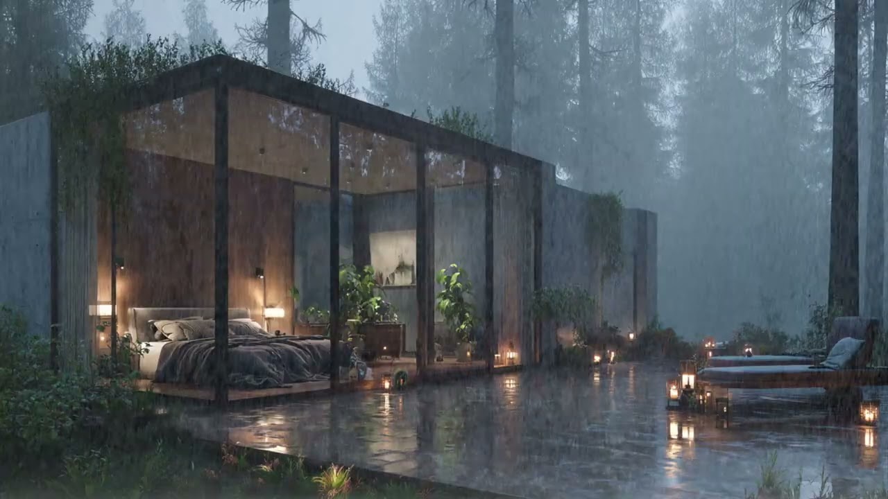 Soft Rainfall to Settle the Mind | Peaceful Forest Rain Sounds for Sleep