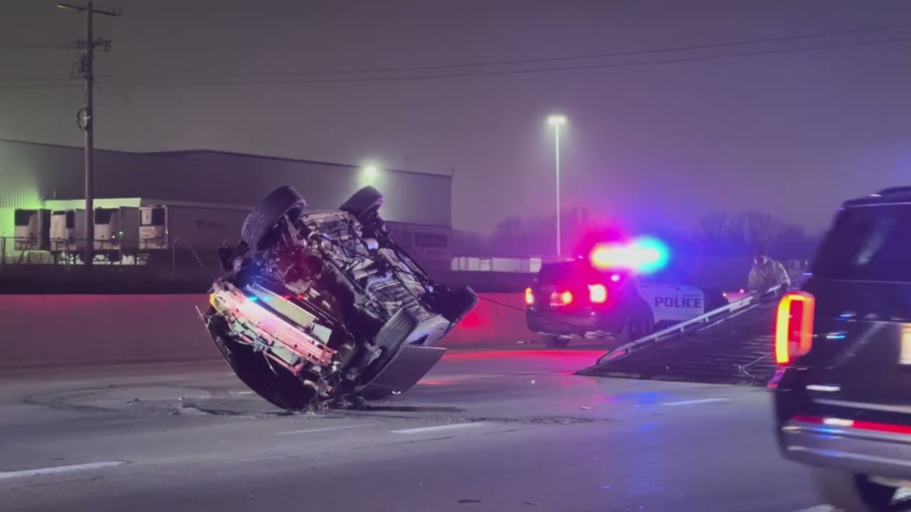 Two car roll over at 65 and Division 