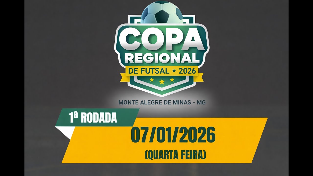 COPA REGIONAL DE FUTASAL 2026 1&ordf; Rodada
