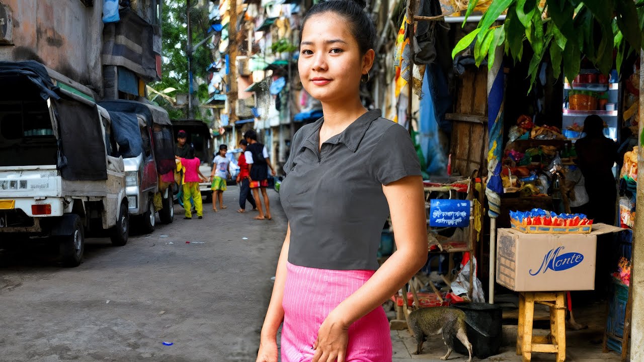 Burmese and Indian street food in Yangon