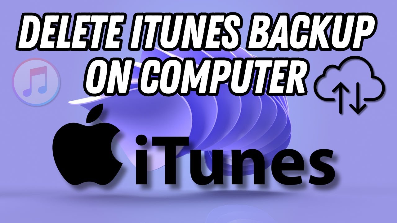 Как удалить резервную копию iTunes на ноутбуке или компьютере