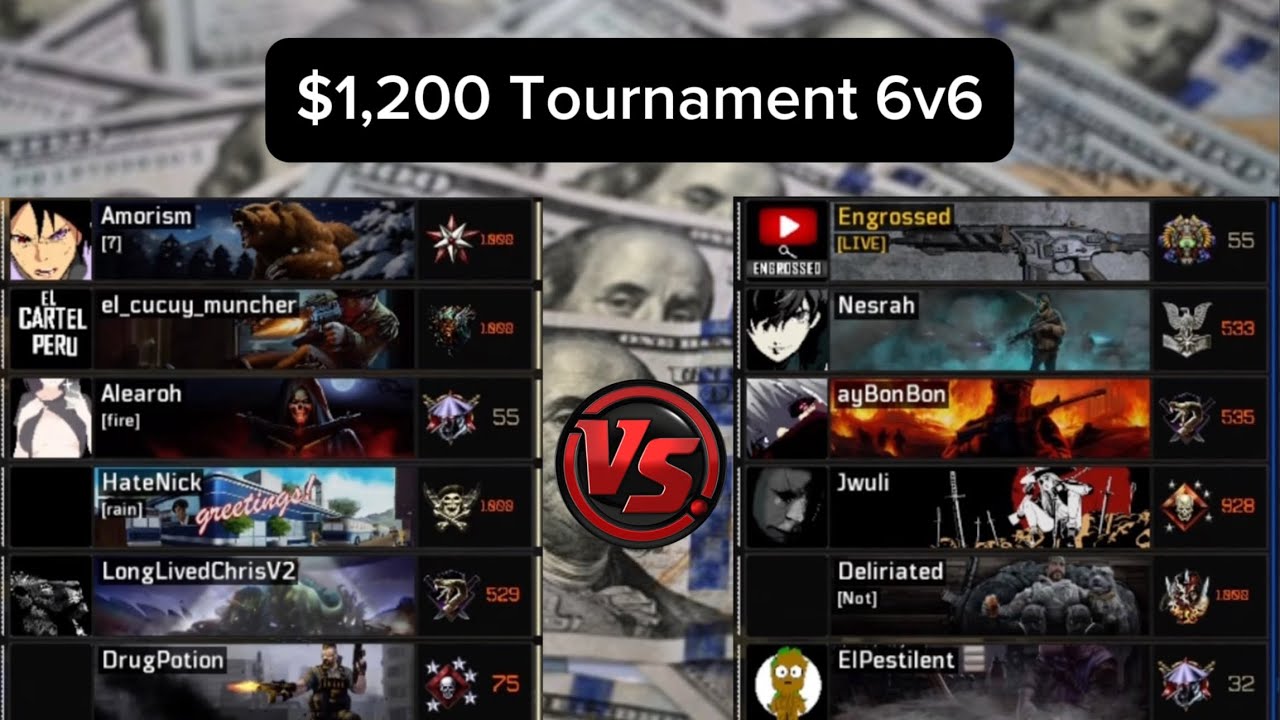 Bo4 $600 - $1,200 6v6 Tournament That Karesh Won’t Dare Join On His Main Account🫢