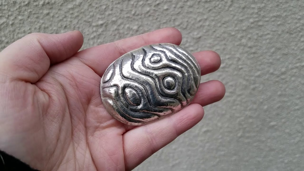 Making of a Fine Silver Chasing & Repousse Brooch