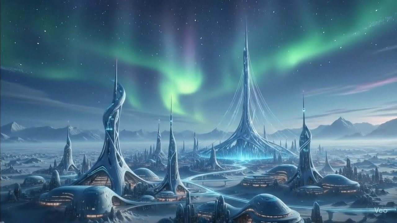 Solara Borealis | Antarctica Futuristic City | AI