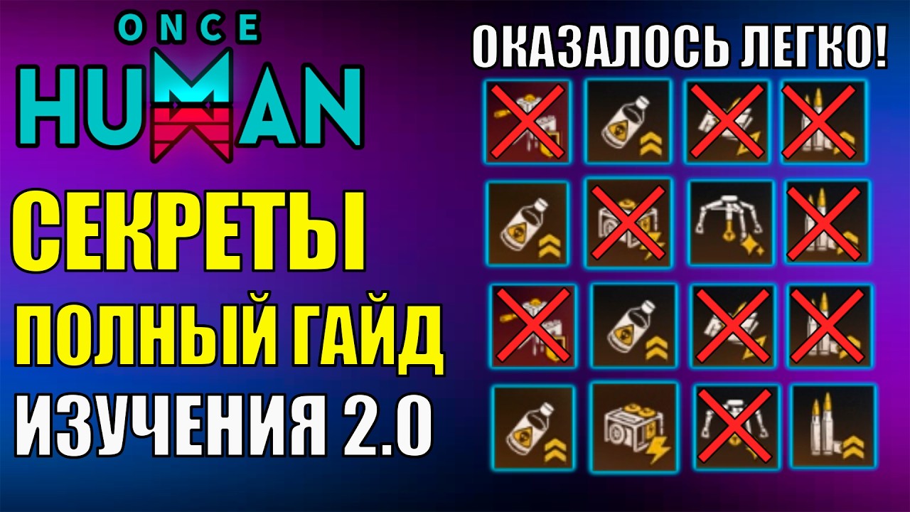 Изучи ВСЁ Легко и БЫСТРО! Полный ГАЙД по Секретам получения ВСЕХ Мементиков игры Once Human! Важно!