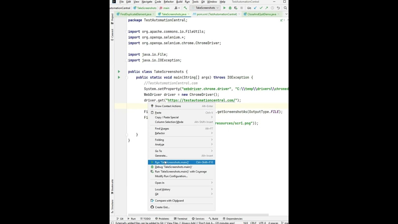 Как сделать снимок экрана в Selenium WebDriver | Вопросы и ответы для собеседования по Selenium Java