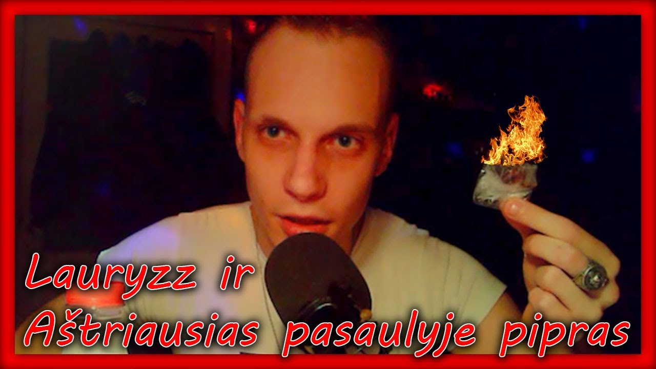 Lauryzz Ir A&scaron;triausias Pasaulyje Pipiras: (Carolina Reaper Challange)