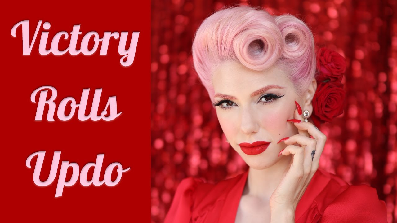 Учебник по прическам Victory Rolls