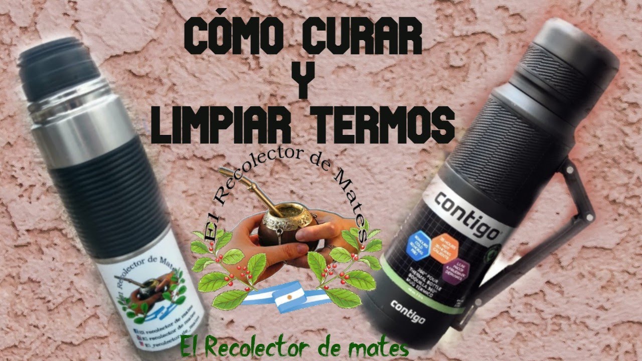 Cómo limpiar tus termos y desinfectarlos.