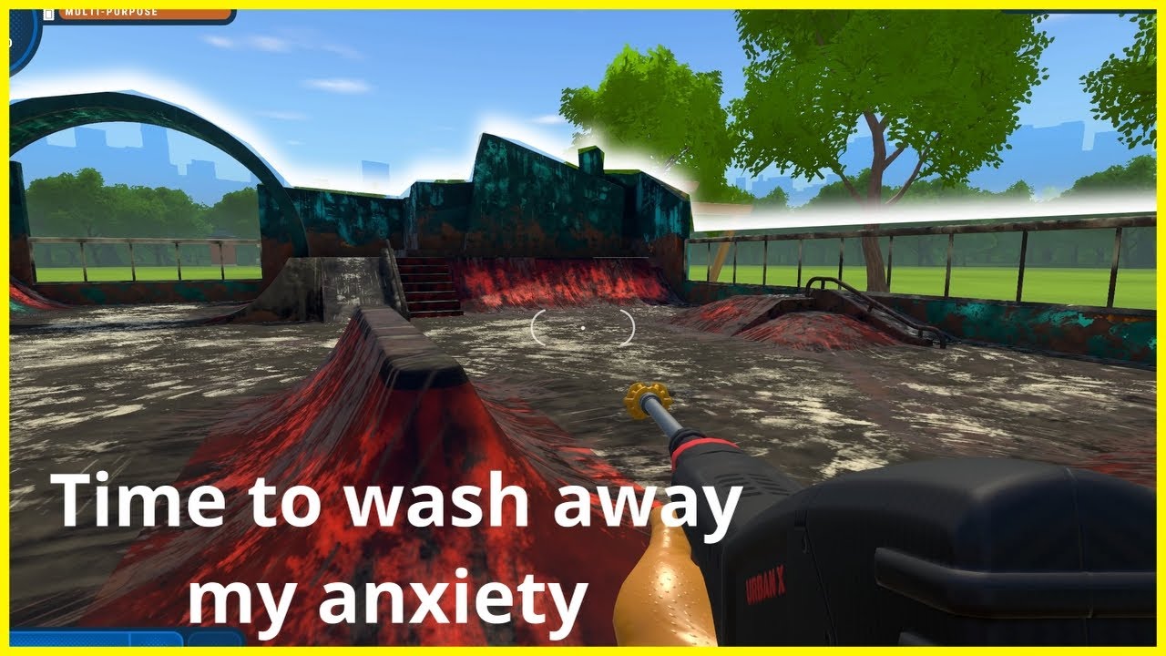 Powerwashing for that dopamine