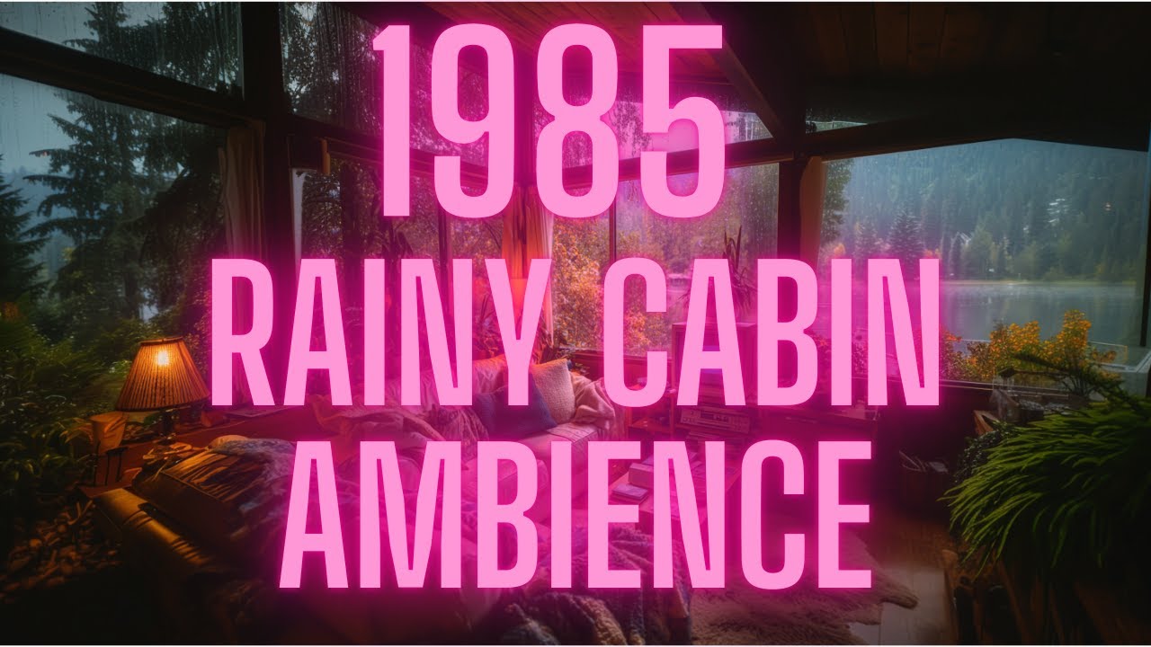 1980s Ambience | 1980s Cozy Cabin – Nostalgic Retro Background for Studying, Relaxing & Escaping