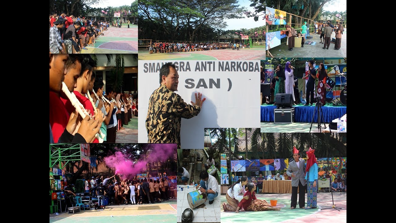 SMAN 1 GRATI PESTA anti NARKOBA 2018 Sejuta RECORDER