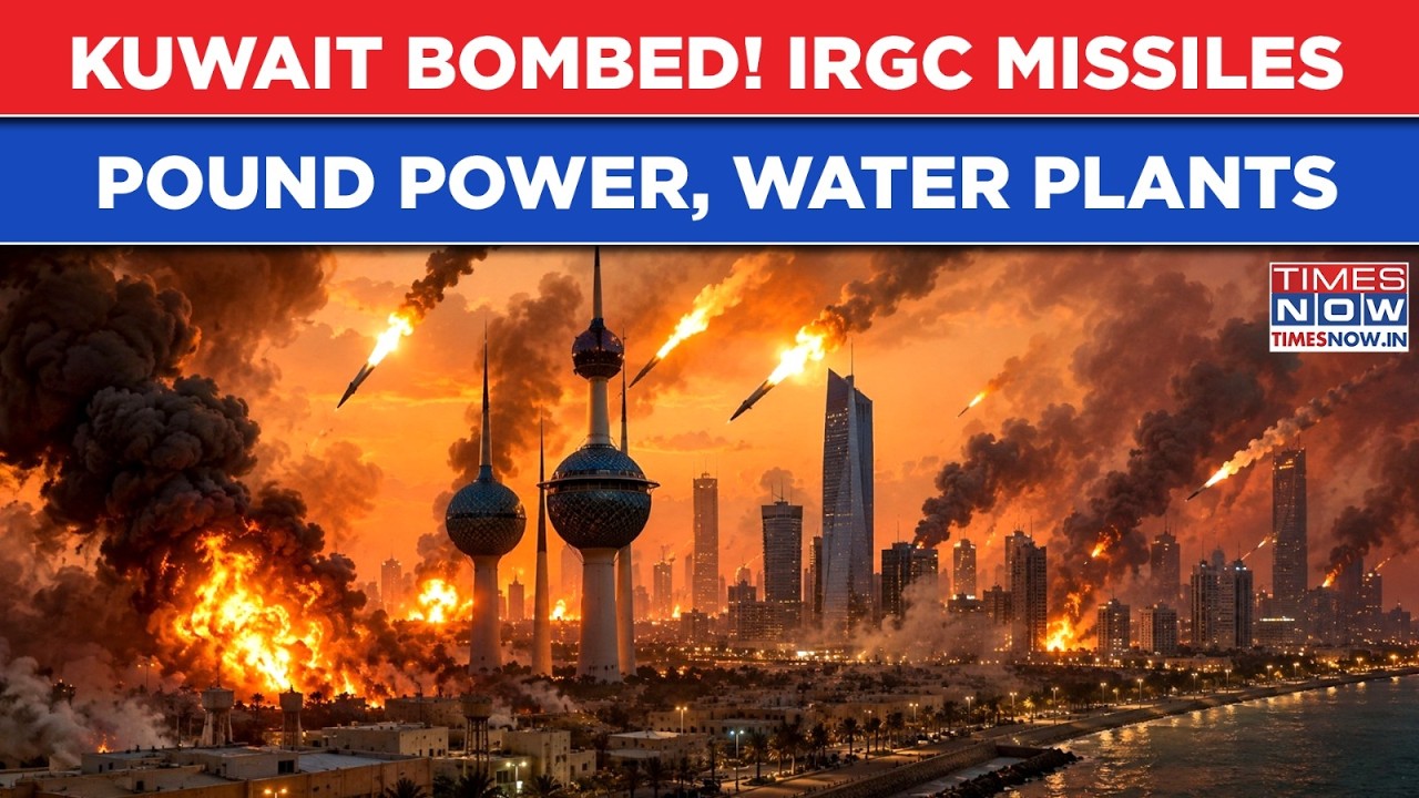Kuwait BOMBARDED As Iran's MONSTER Missiles Hit Hard, IRGC Reduces Power, Water Facilities To Ashes?