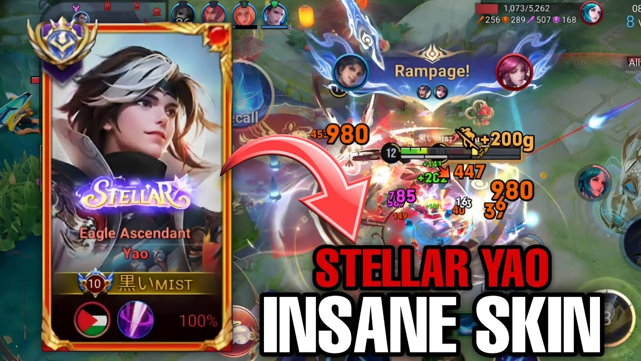 This New YAO Skin Is AMAZING 🔥 Stellar Legend Gameplay