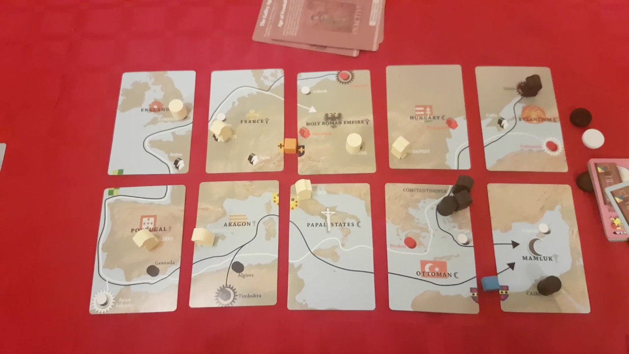 Pax Renaissance Walkthrough Part 1 - Setup and first turn