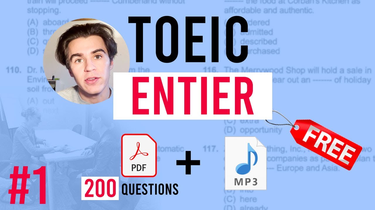 TOEIC : Entraîne-toi sur un un sujet complet | Correction Partie 5