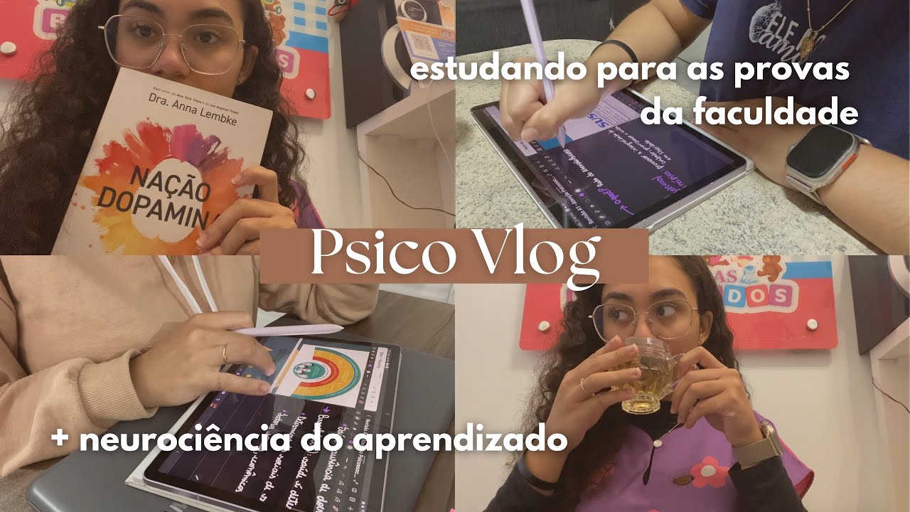 sobrevivendo &agrave; semana de provas + como estudar | psico vlog