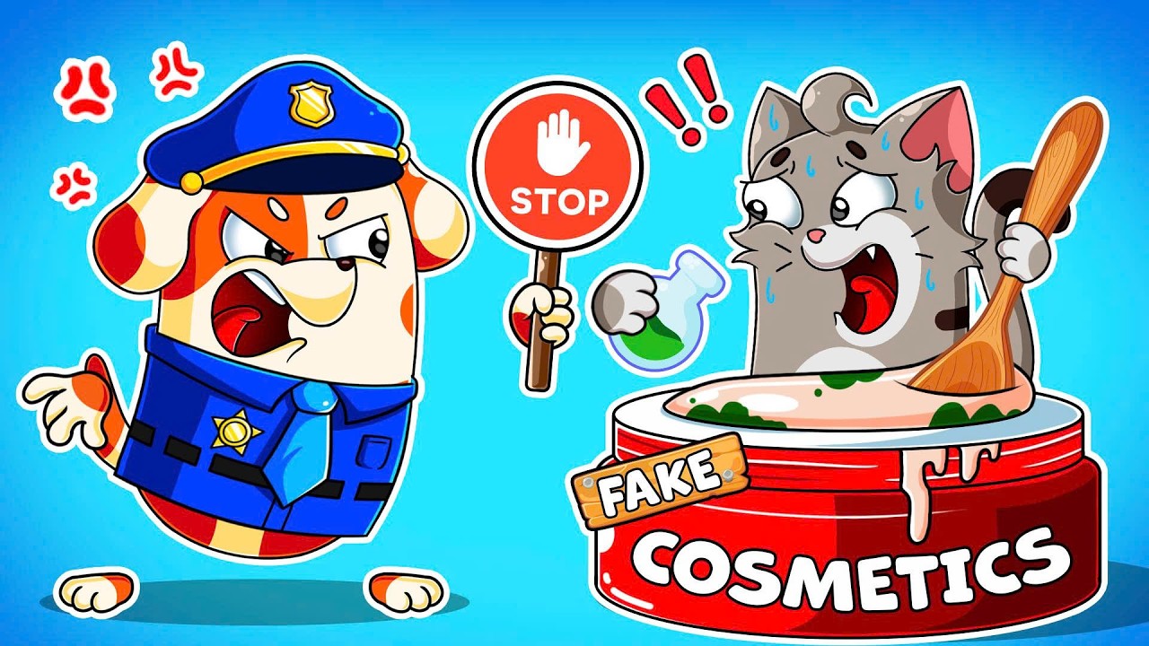 Fake Cosmetic 💄Police Action 🐶Cartoon For Kids 🎬 Hoo Doo Super Pup