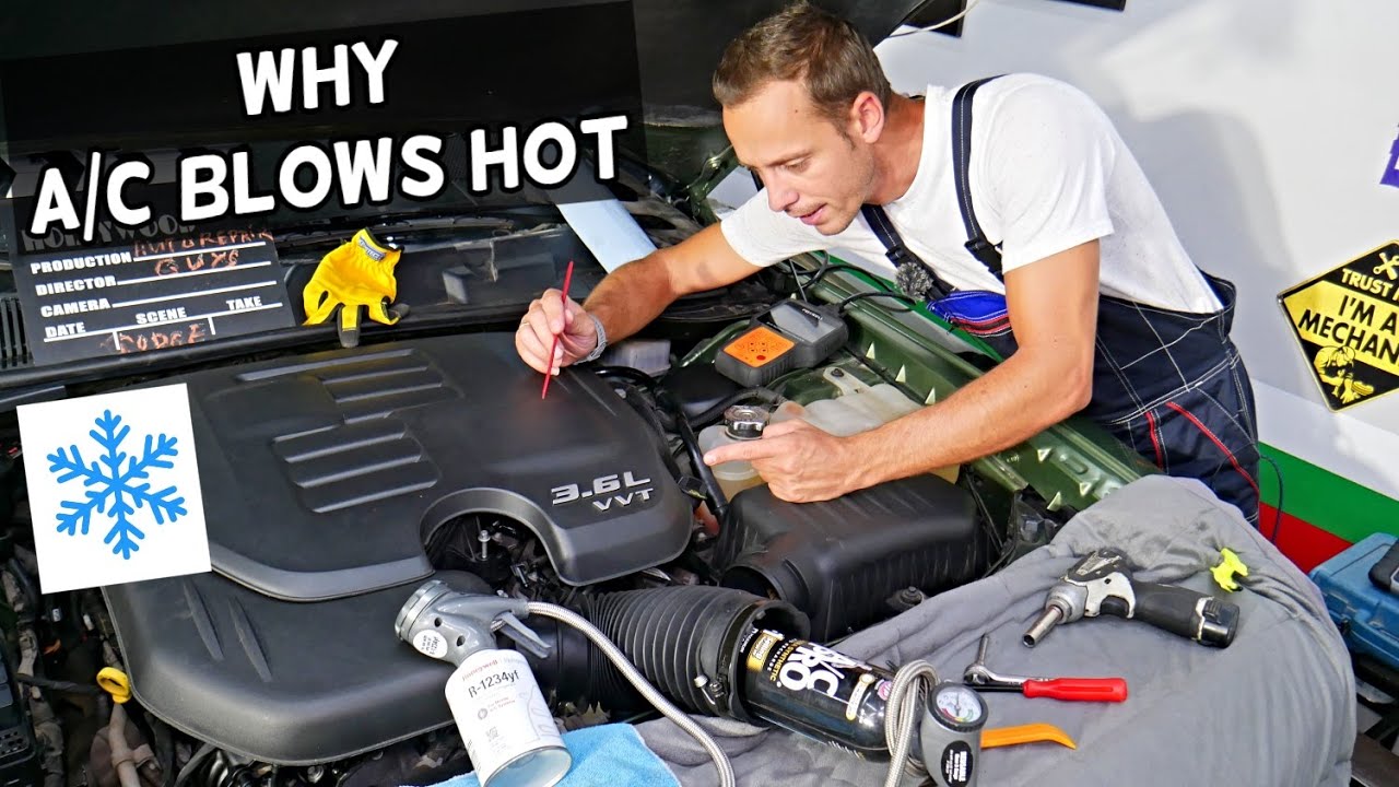 DODGE CHARGER WHY AC AIR CONDITIONER BLOWS WARM AIR, AC BLOWS HOT