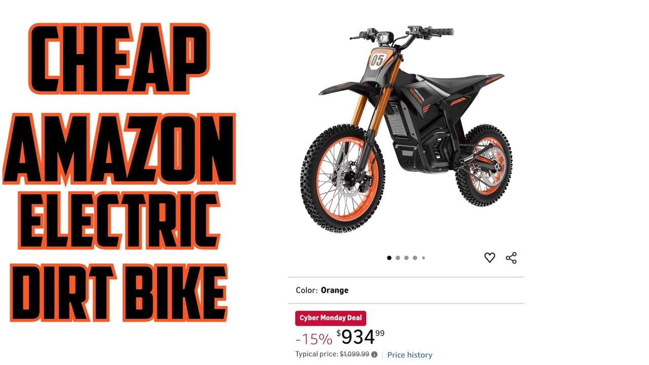 Электрический внедорожный мотоцикл Gearfast Zero 7 Amazon 48 В