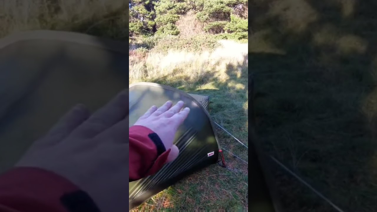 fjallraven abisko lite 1 #camping #namiot #ob&oacute;z #solocamping #na zewnątrz #wildcamping