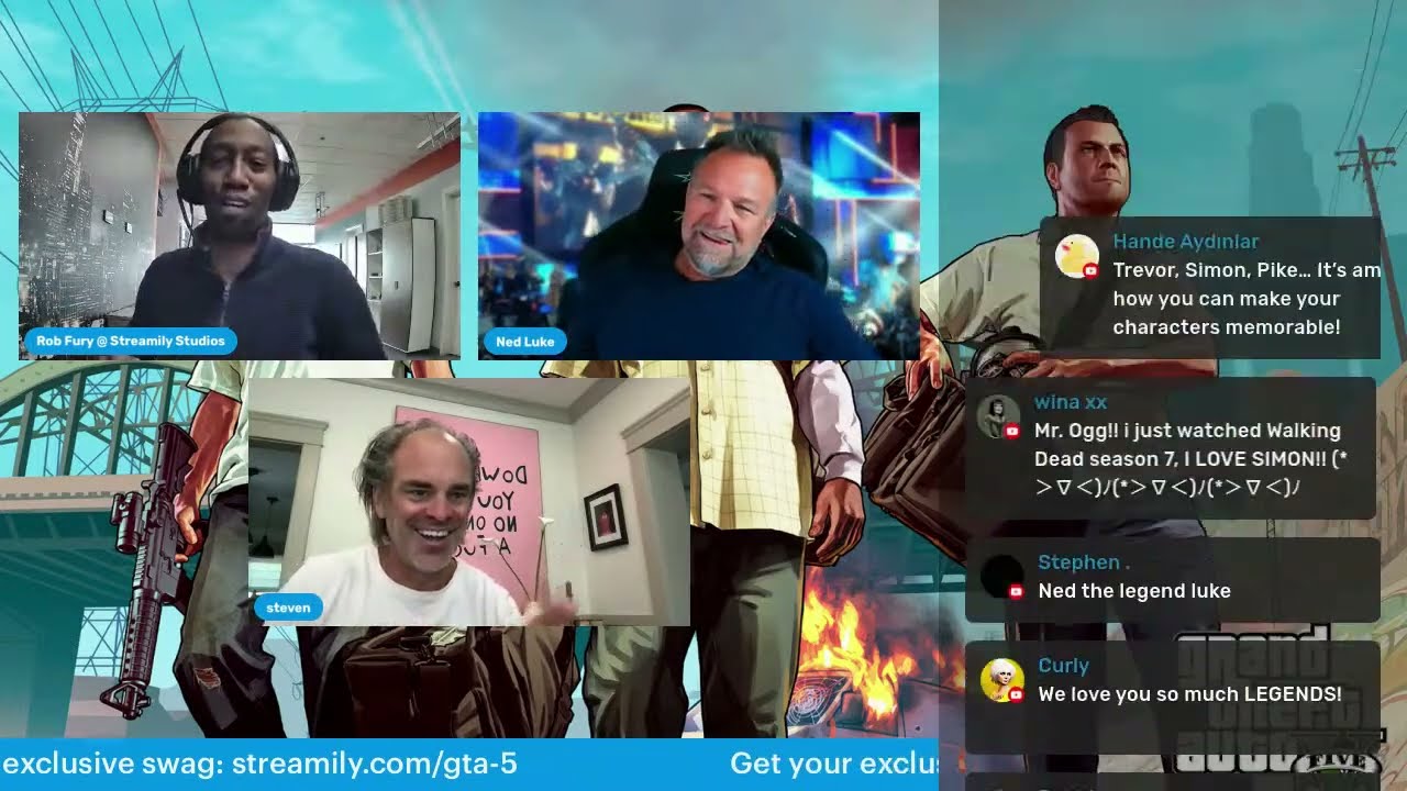 Streamily.com представляет: официальный сеанс вопросов и ответов по GTA 5