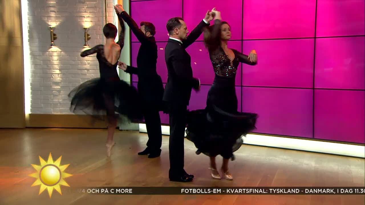 Let's Dance möter Kungliga baletten! - Nyhetsmorgon (TV4)