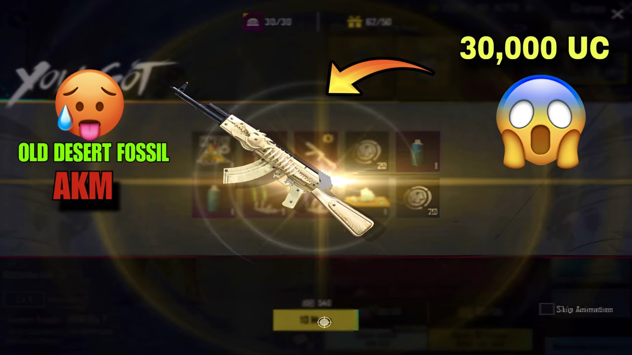 30,000 UC 😳 OLD DESERT FOSSIL AKM / PUBG LUCKY CRATE OPENING🔥SAMSUNG,A3,A5,J2,J3,J5,J7,S5,S6,J1,XMAX