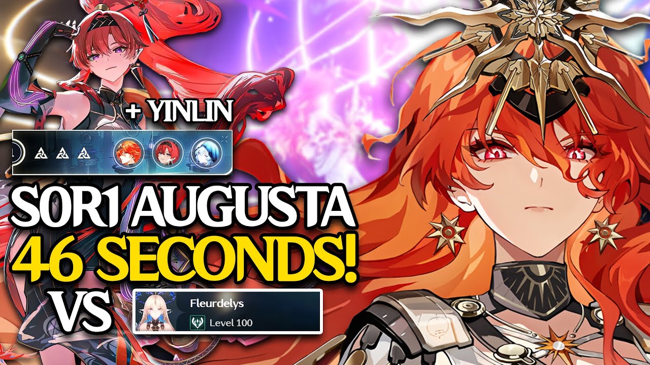 Is Augusta good with Yinlin? - 46 Secs vs Lv100 Fleurdelys Tower of Adversity |【Wuthering Waves 2.6】