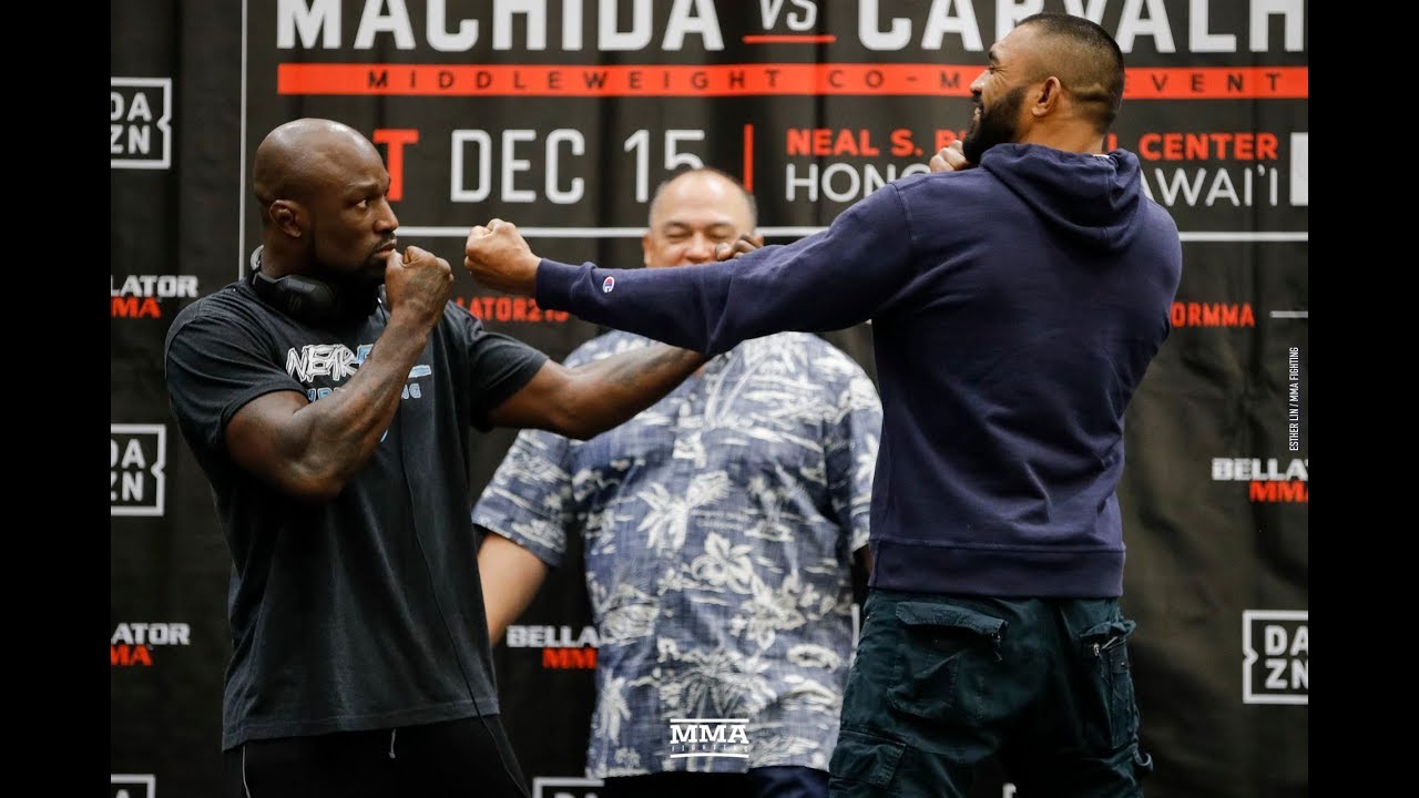 Bellator 213: King Mo Lawal vs. Liam McGeary Press Conference Staredown - MMA Fighting
