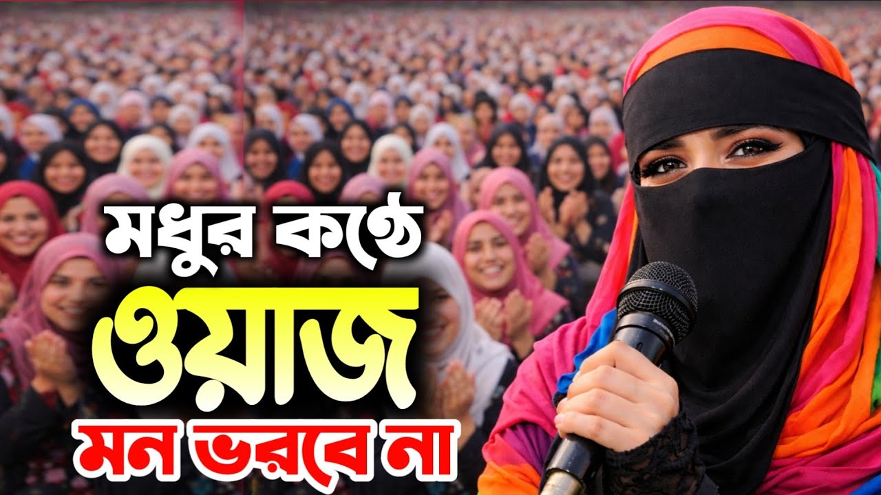 মধুর কণ্ঠে ভাইরাল ওয়াজ শুনে মন ভরবে না । মহিলা বক্তার নতুন ওয়াজ । Mohila Boktar Waz