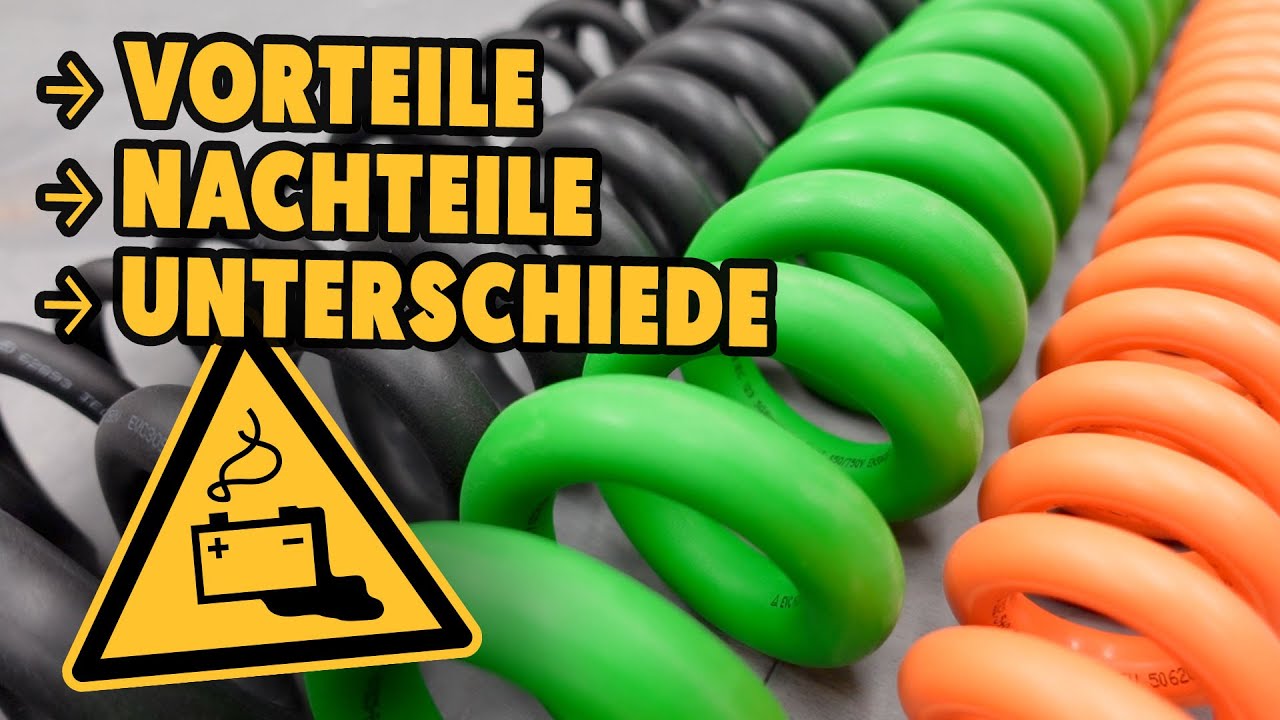 E-Auto Spiral Ladekabel - DAS solltest du BEACHTEN! | Elektroauto laden