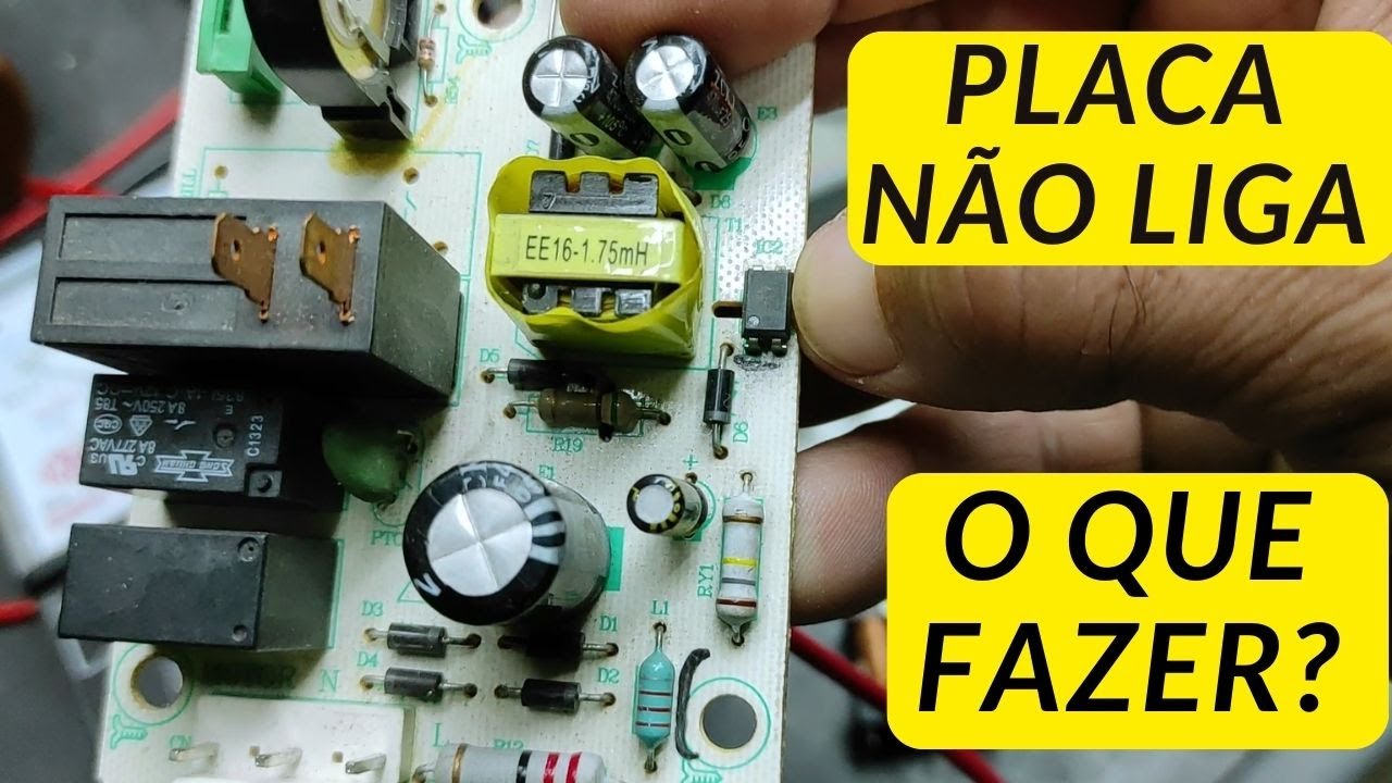 Como Testar o FOTOACOPLADOR da placa de micro-ondas Jose Rocha