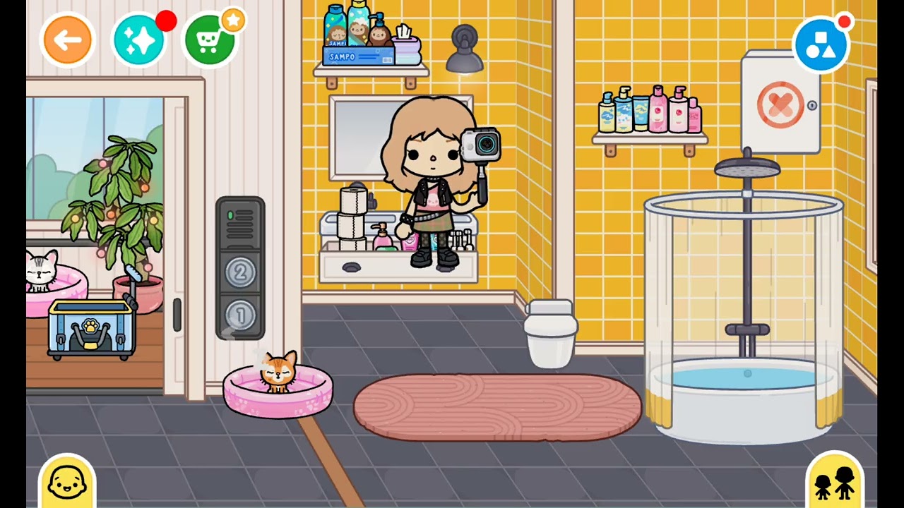 Ev turuuuuuuuu 🩷🤍💋🤌#tocaboca 