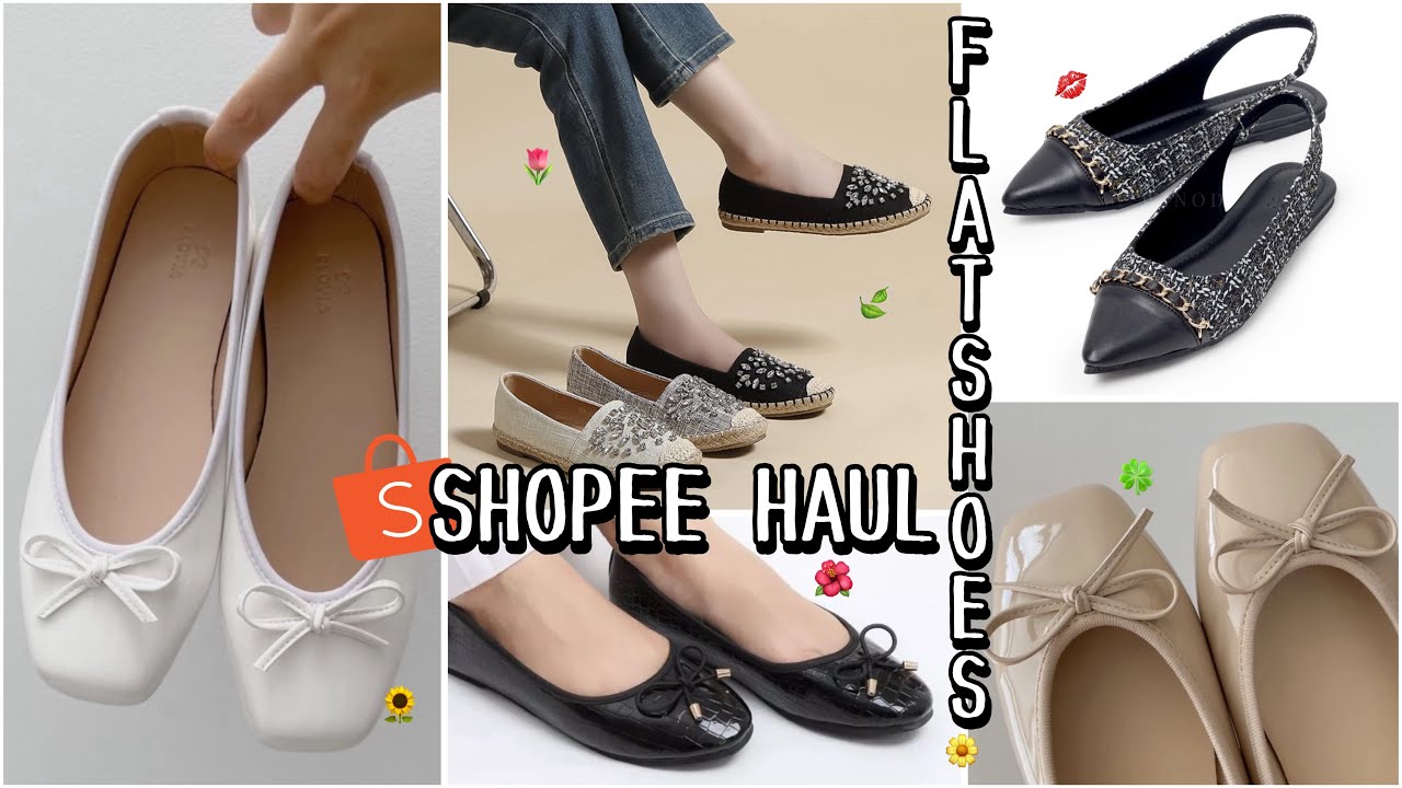 SHOPEE HAUL FLATSHOES MURAH & BERKUALITAS✨ | SEBAGUS ITUU!!!😭💖