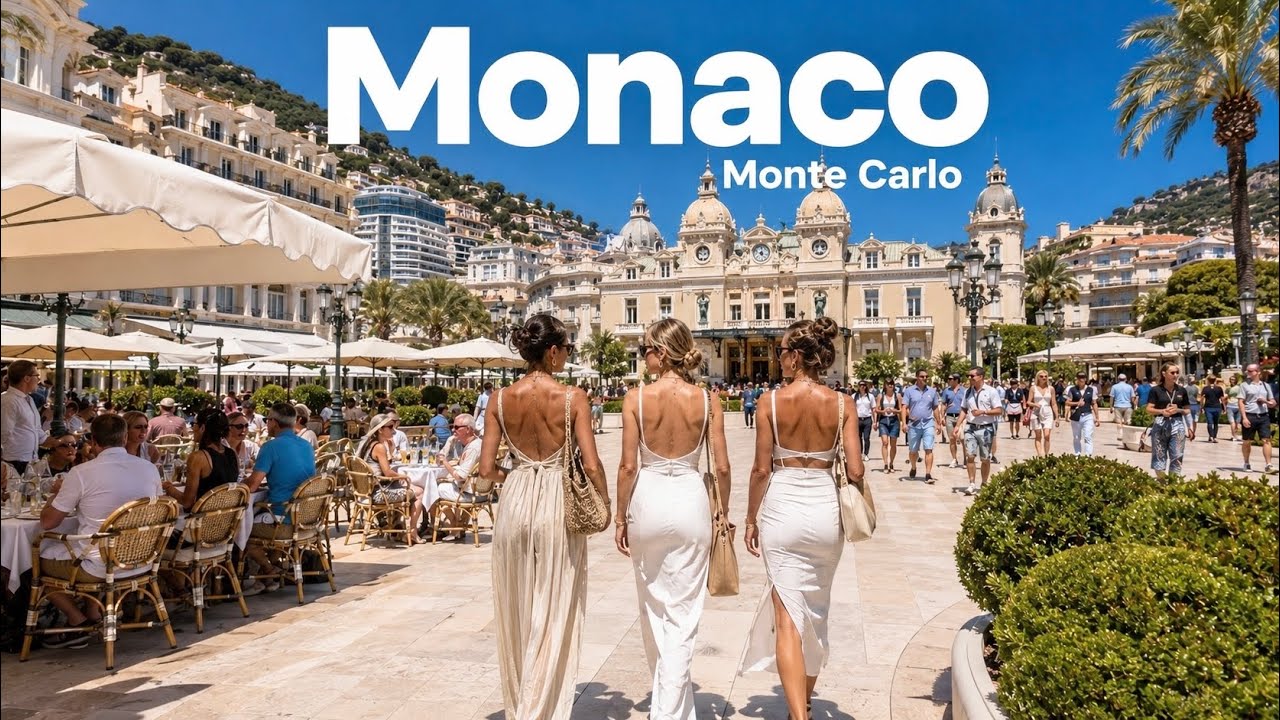 Monte Carlo, Monaco 🇲🇨- Playground Of Rich And Famous - 4K HDR Walking Tour 