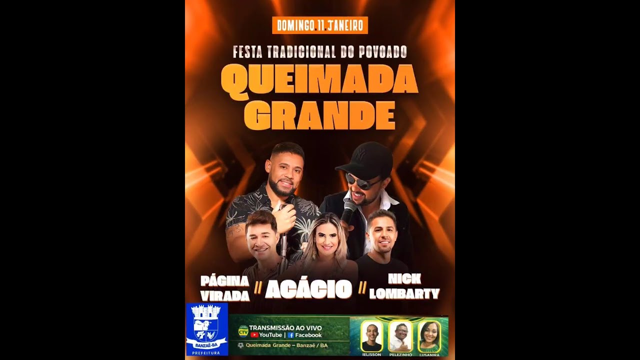 Cumbe TV/BA | Ao Vivo! | Festa Tradicional do povoado de Queimada Grande